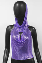 Jessica Bara Jodie Crystal Halter Head Wrap Top