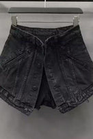 Jessica Bara April High Waisted Denim Shorts