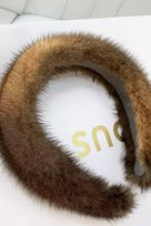SALE Jessica Bara Fabiola Fur Headband