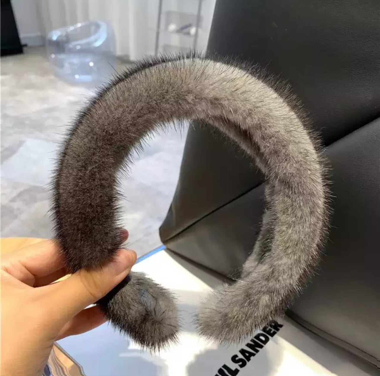 Jessica Bara Fabiola Fur Headband
