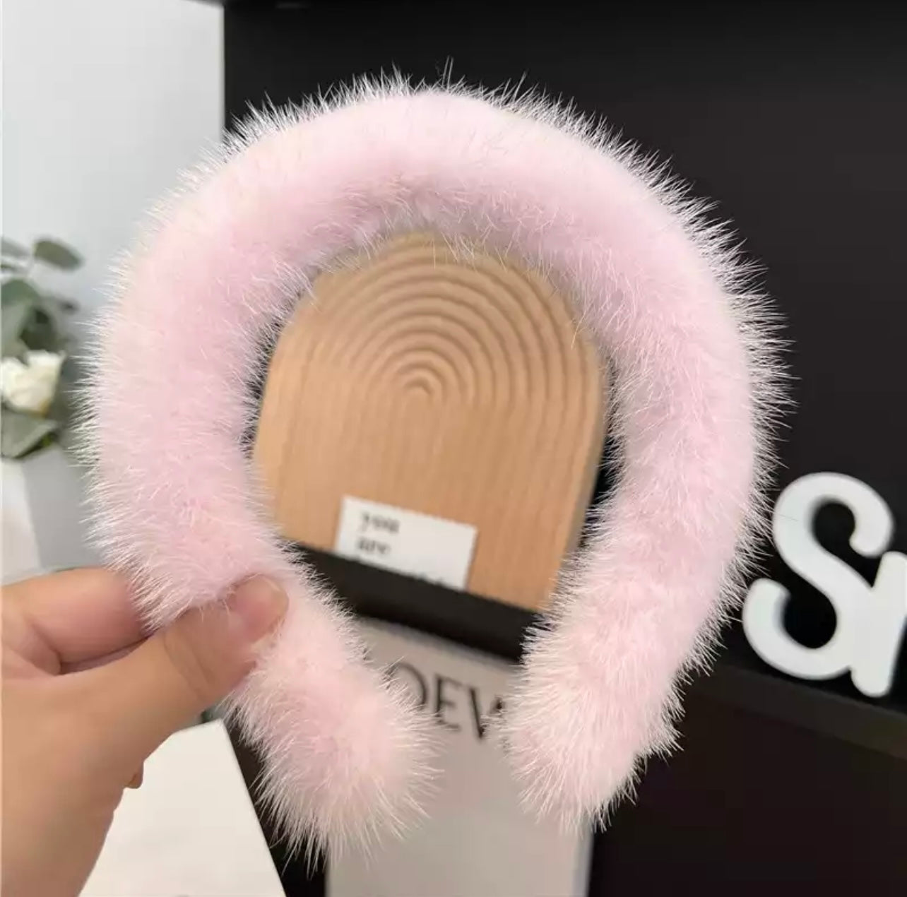 Jessica Bara Fabiola Fur Headband