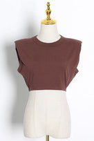 Jessica Bara Nelly Sleeveless Cropped T-shirt As Seen On Leyla Milani