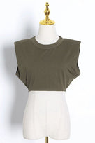 Jessica Bara Nelly Sleeveless Cropped T-shirt As Seen On Leyla Milani