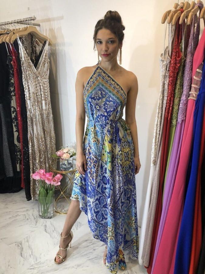 Dresses - Shahida Parides Sheikia Azure Three Way Dress