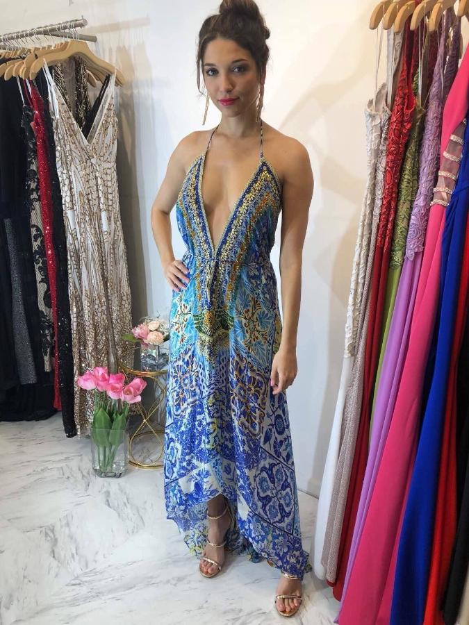 Dresses - Shahida Parides Sheikia Azure Three Way Dress