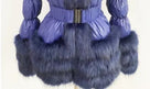 Jessica Bara Yolanda Fur Belted Coat