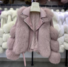 Jessica Bara Rocco Long Sleeve Belted Coat