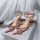 Jessica Bara Sherlly Crystal Bowknot Heel