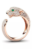 Jessica Bara Karter Rhinestone Panther Ring