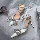 Jessica Bara Sherlly Crystal Bowknot Heel
