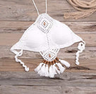 Jessica Bara Shania Crochet Beaded Two Piece Set
