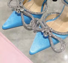 Jessica Bara Sherlly Crystal Bowknot Heel