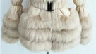 Jessica Bara Yolanda Fur Belted Coat